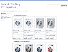 Tablet Screenshot of intententerprises.com